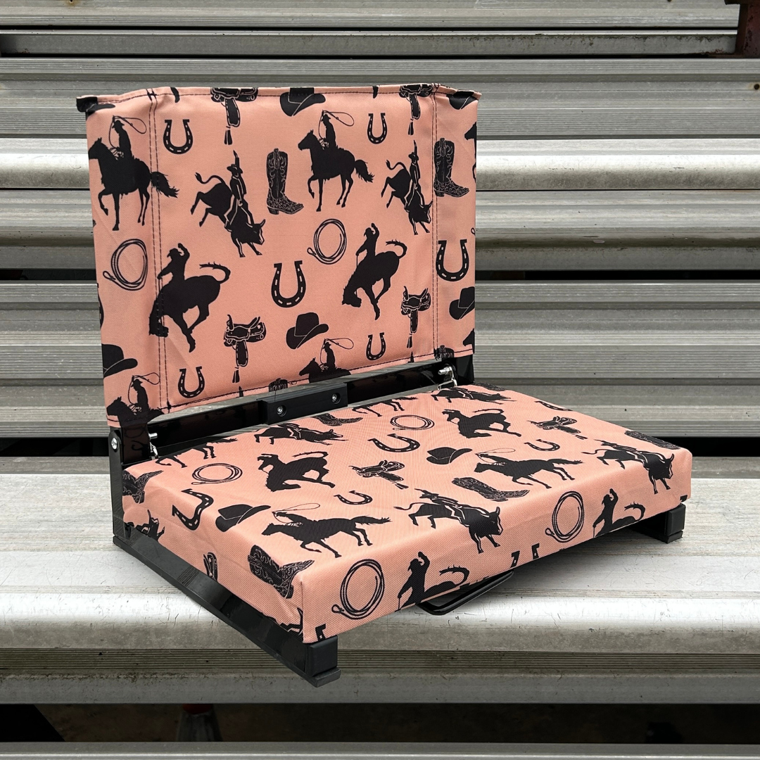 Rodeo Cowboy Folding Stadium Seat