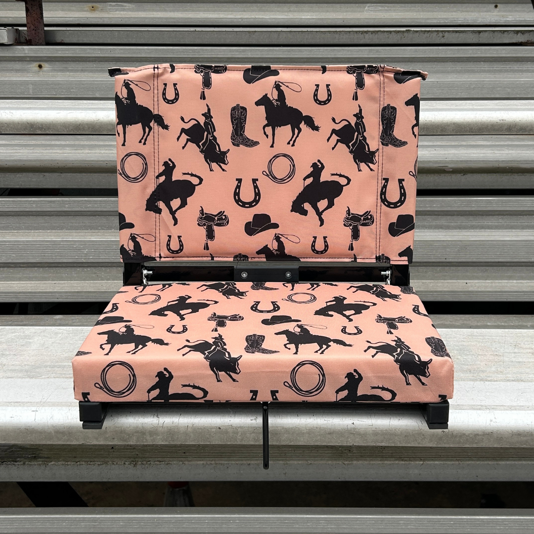 Rodeo Cowboy Folding Stadium Seat
