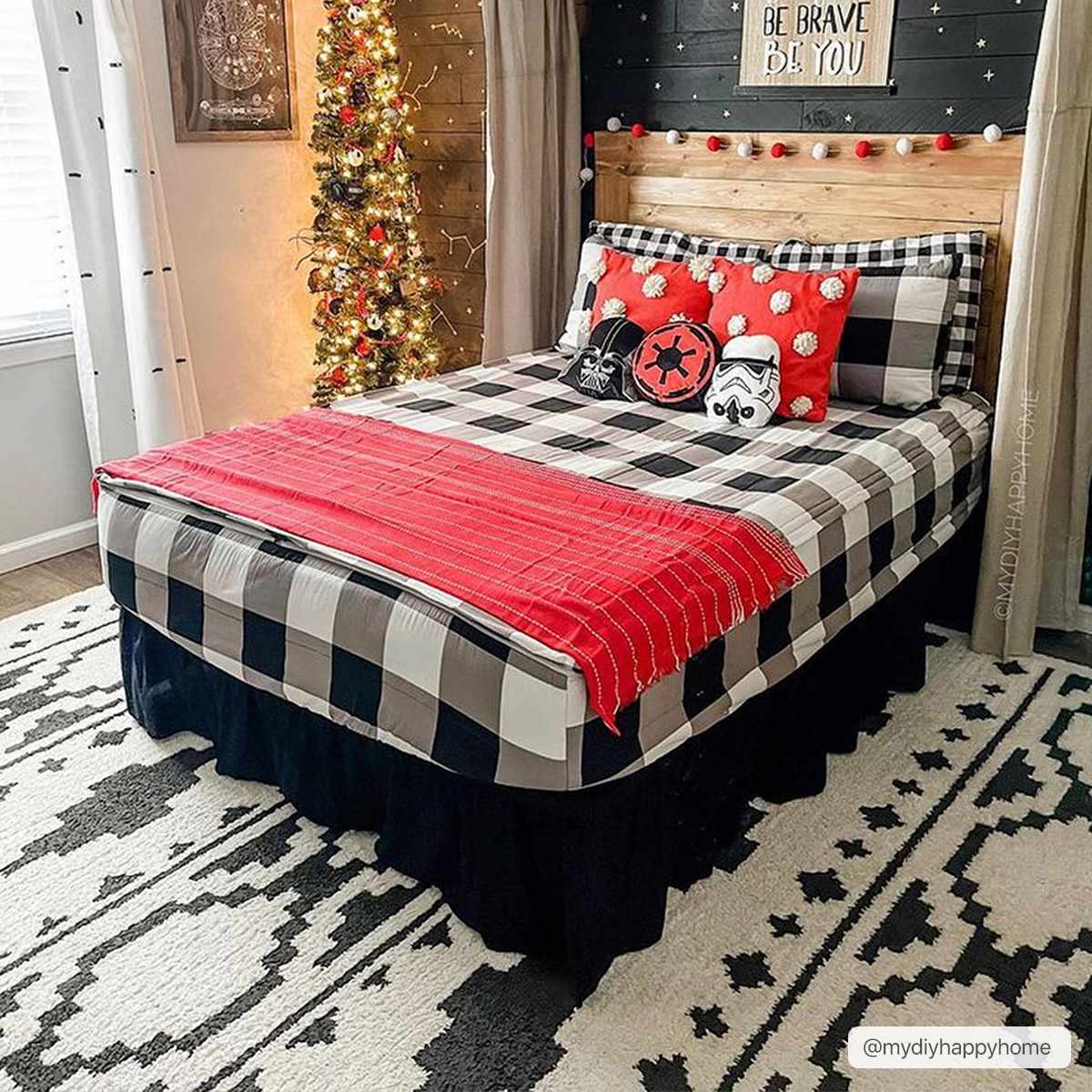 Amoret Black&White Pixel Rug