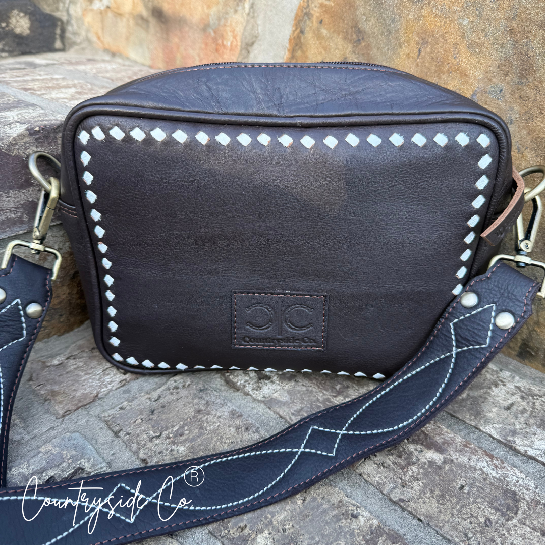 Boot Stitch Leather Purse by Countryside Co.