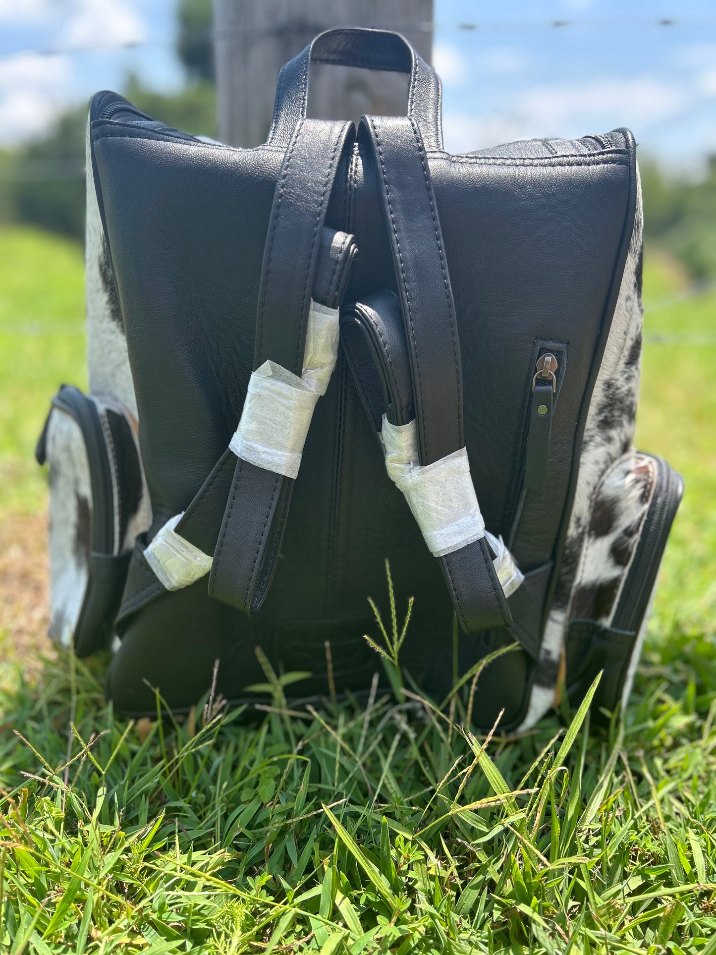 Aztec Cowhide Backpack