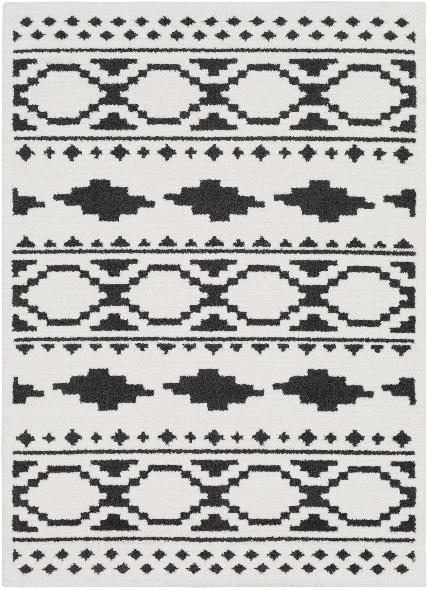 Amoret Black&White Pixel Rug