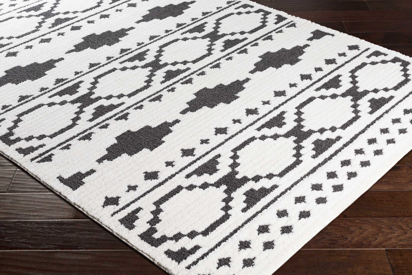 Amoret Black&White Pixel Rug