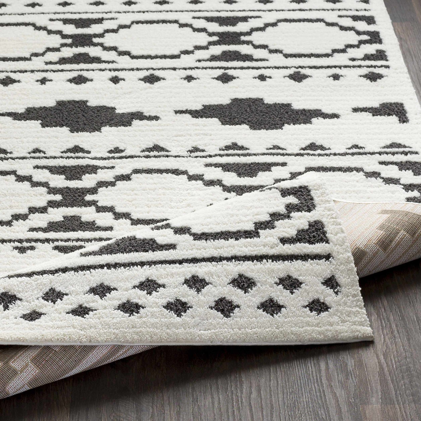 Amoret Black&White Pixel Rug