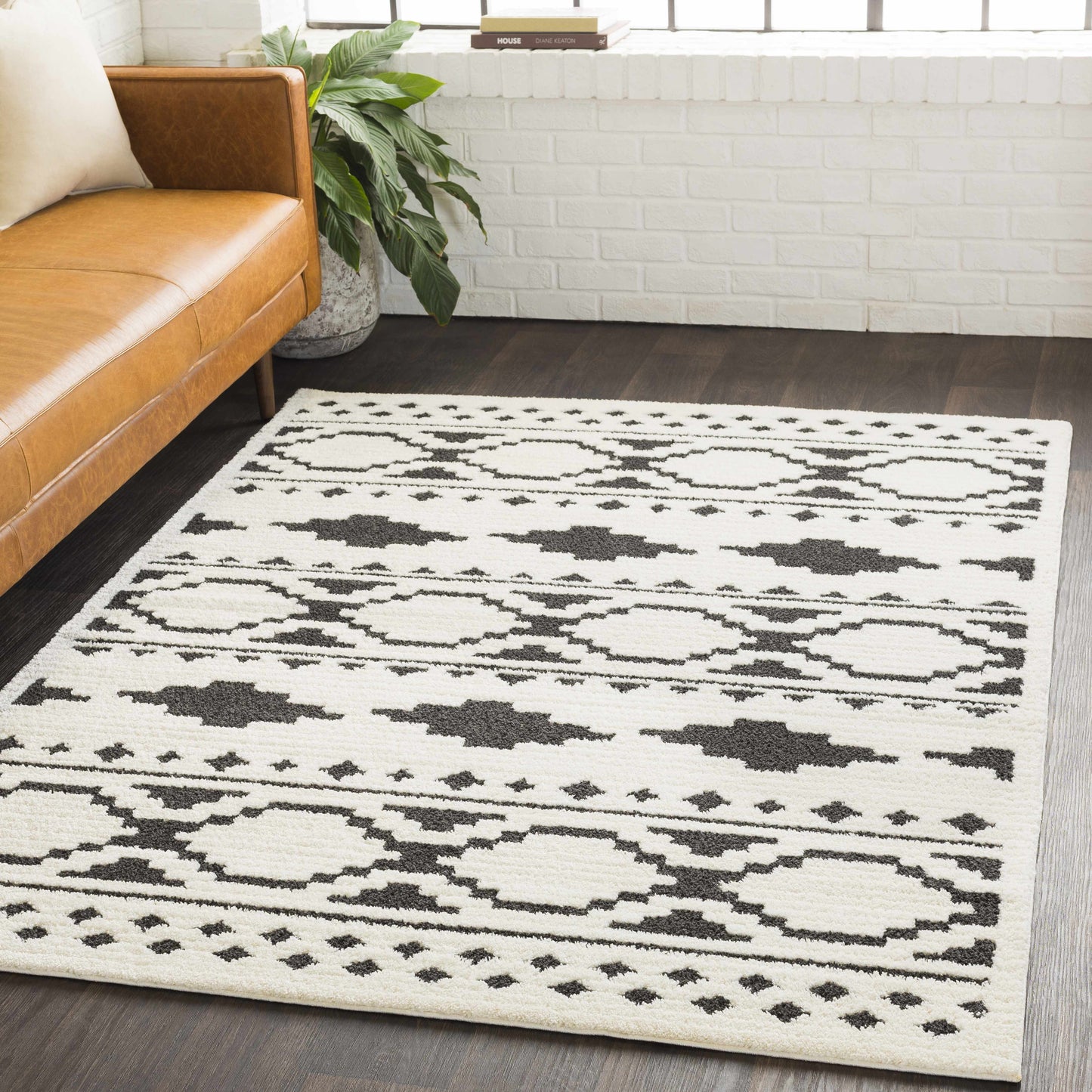 Amoret Black&White Pixel Rug
