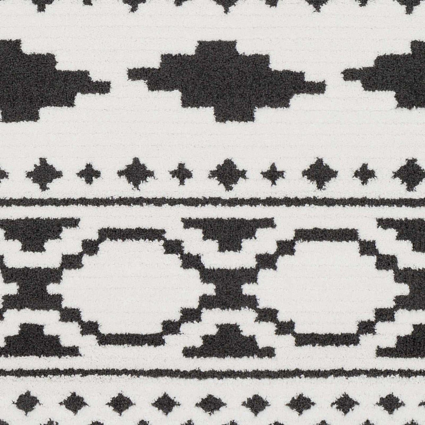 Amoret Black&White Pixel Rug