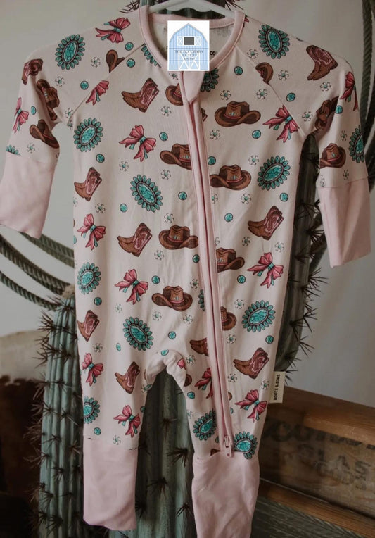 Cowgirl Bamboo Zippy