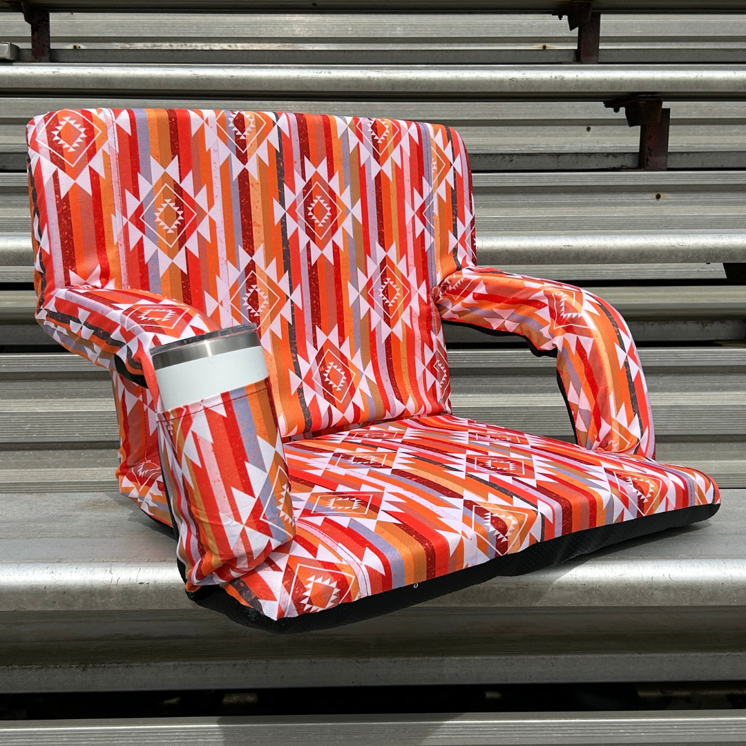 Retro Tribe 23" Stadium Seat with Armrests