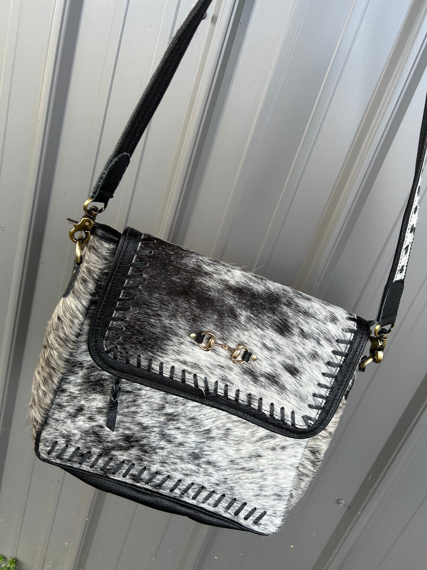 Cowhide Crossbody