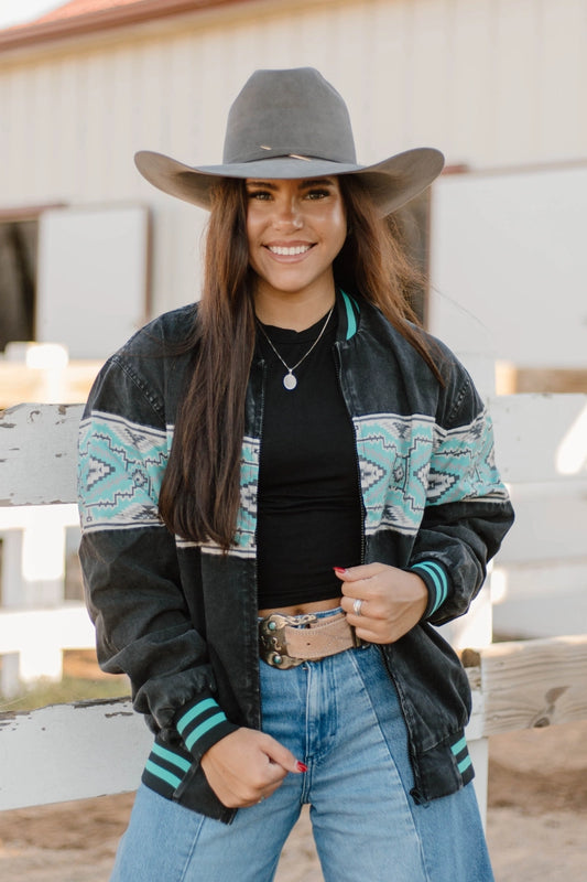 Vintage Black Western Jacket