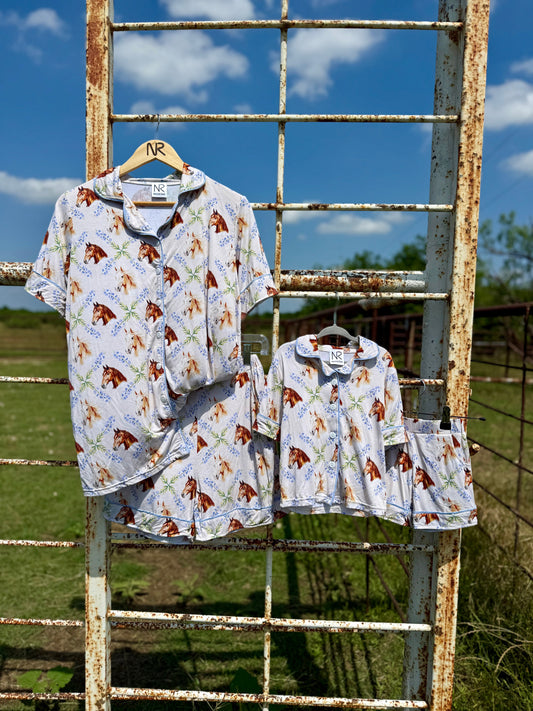Spring Horses Bamboo Women’s Lounge Set