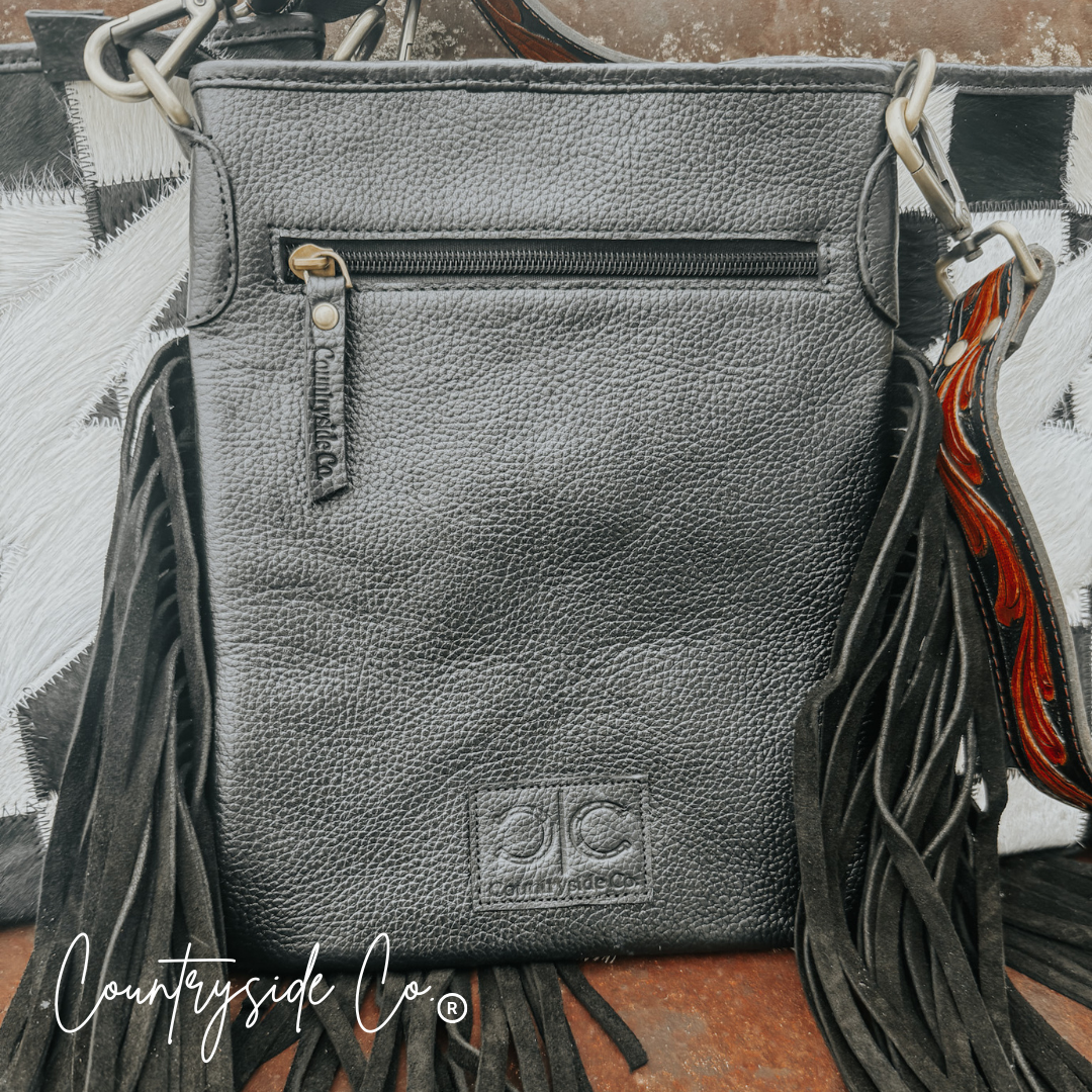 Thunderhide Cowhide Checkered Purse by Countryside Co.