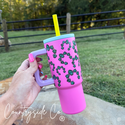 Neon Moon 24oz Insulated Tumbler Cup