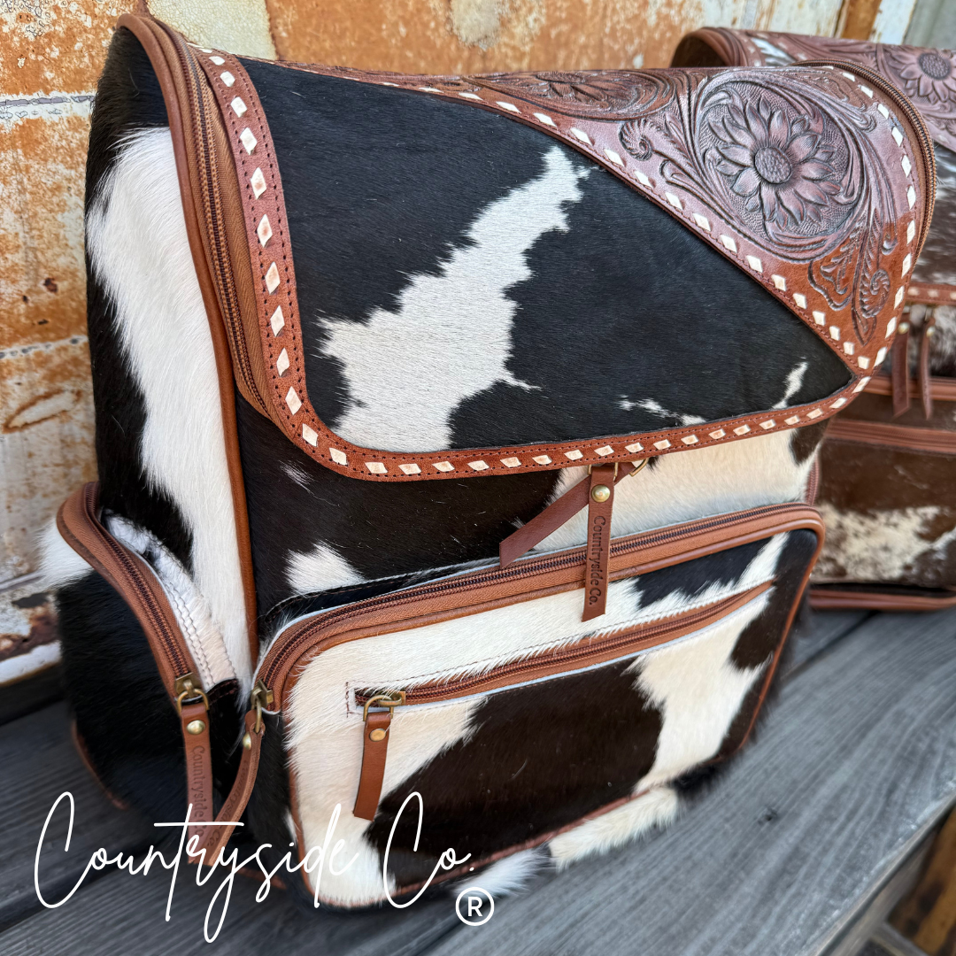 Mesa Cowhide Conceal Carry Backpack Laptop Bag