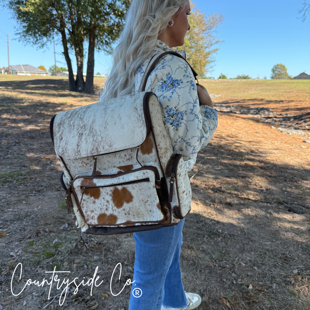 Boulder Cowhide Conceal Carry Backpack
