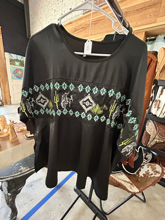 Black Rodeo Top