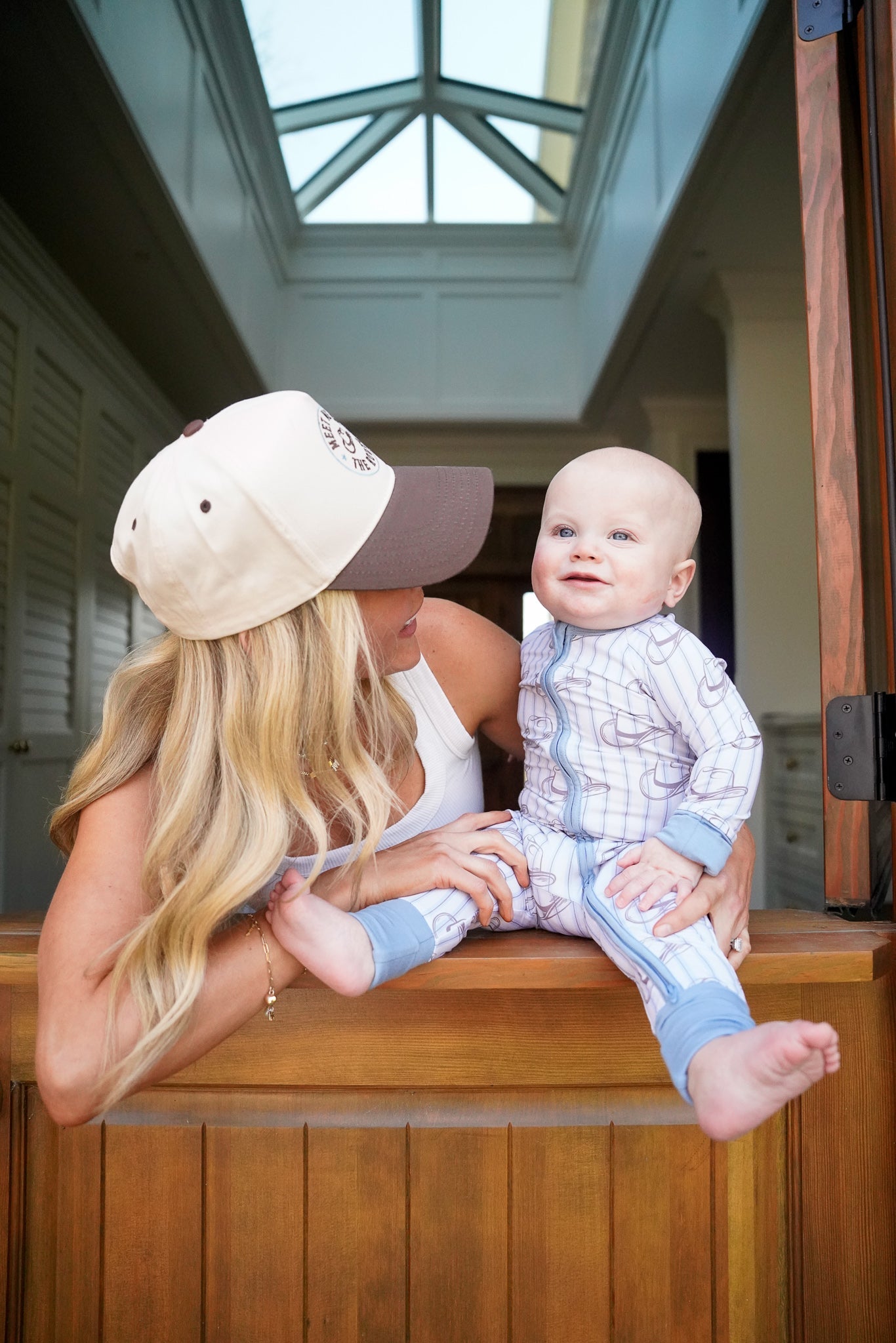 Western Blues Striped - Bamboo Sleeper