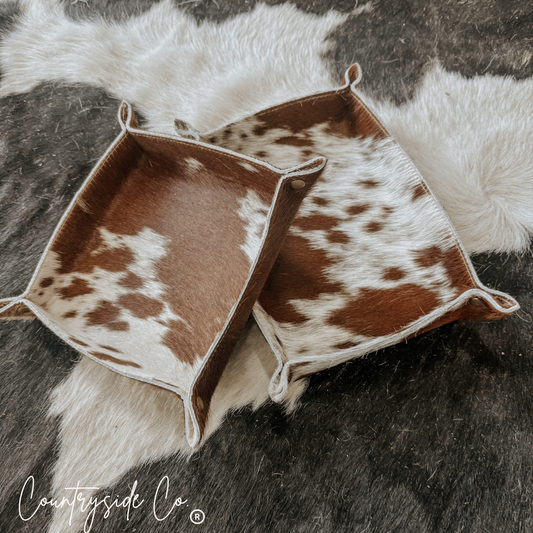 Cowhide Tray