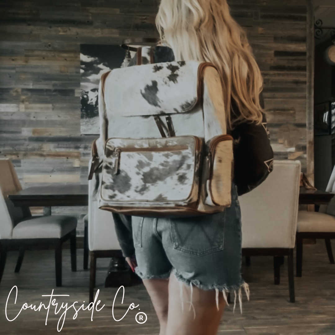 Boulder Cowhide Conceal Carry Backpack