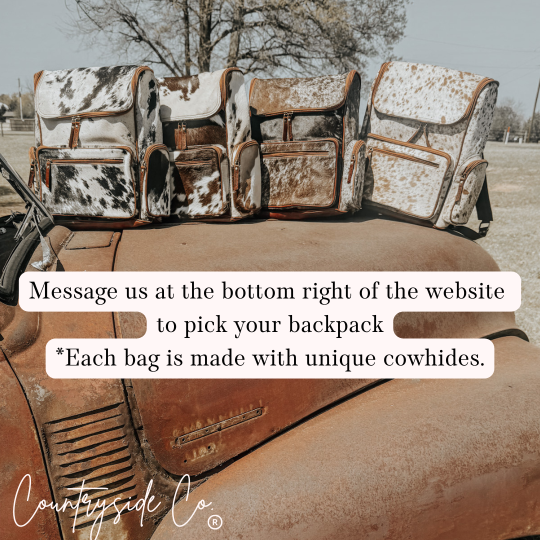 Boulder Cowhide Conceal Carry Backpack