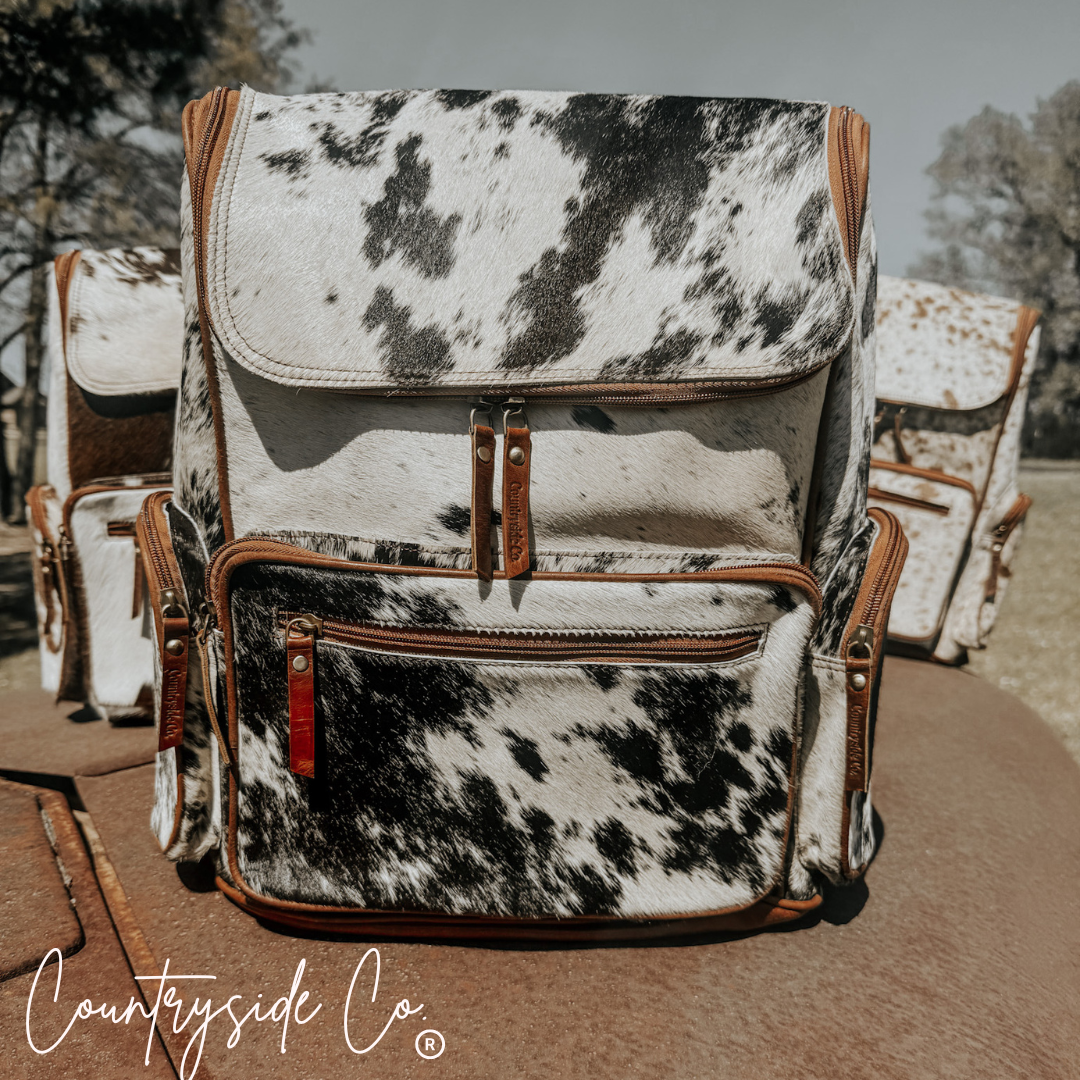 Boulder Cowhide Conceal Carry Backpack