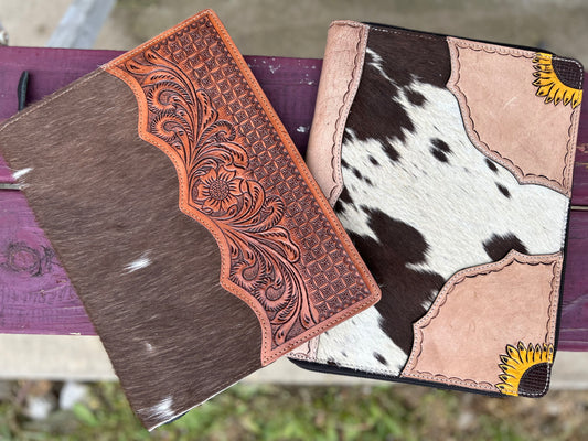 Tooled Cowhide Planners