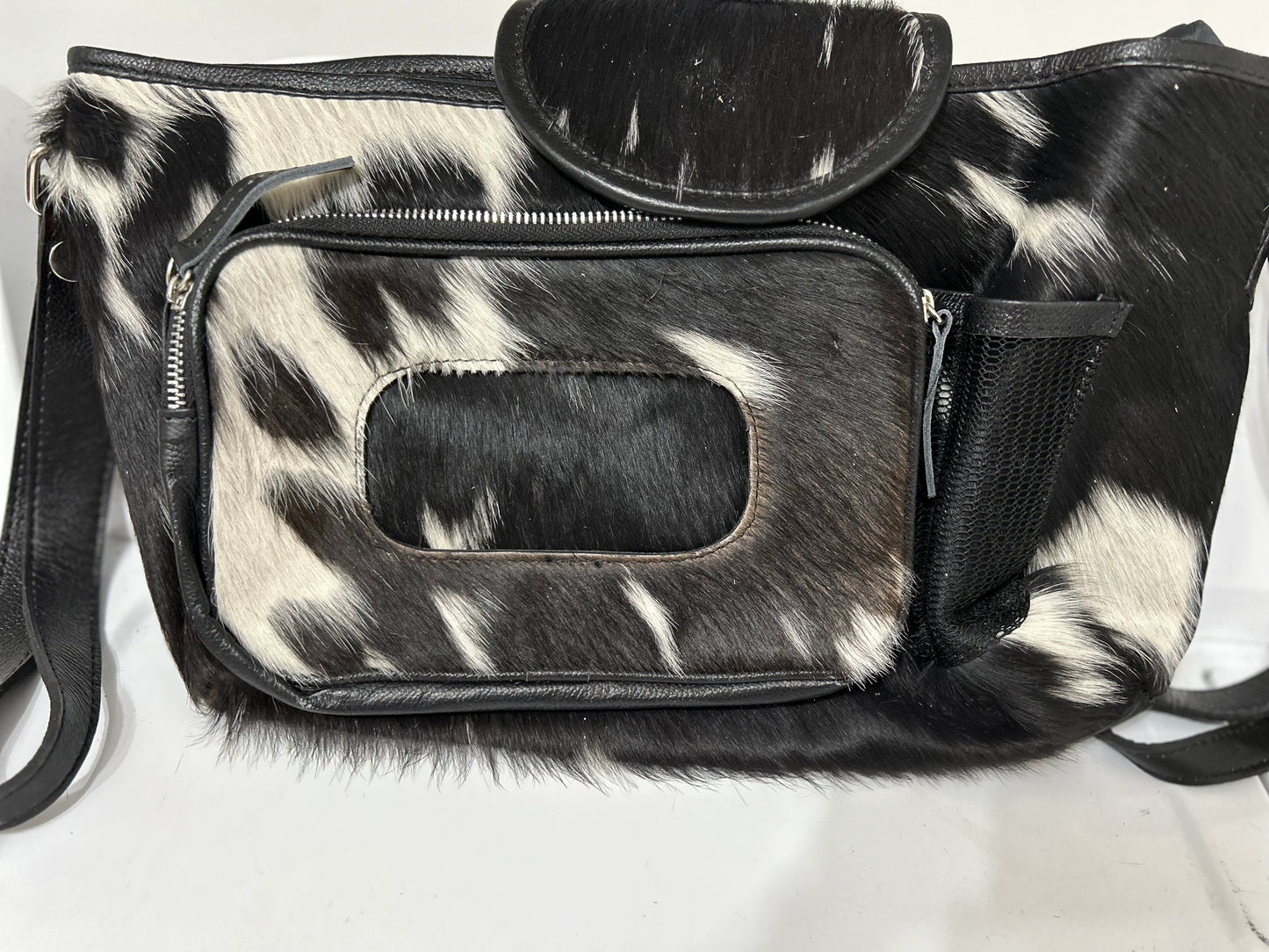 Cowhide Stroller Caddy