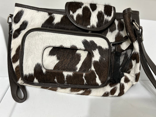 Cowhide Stroller Caddy